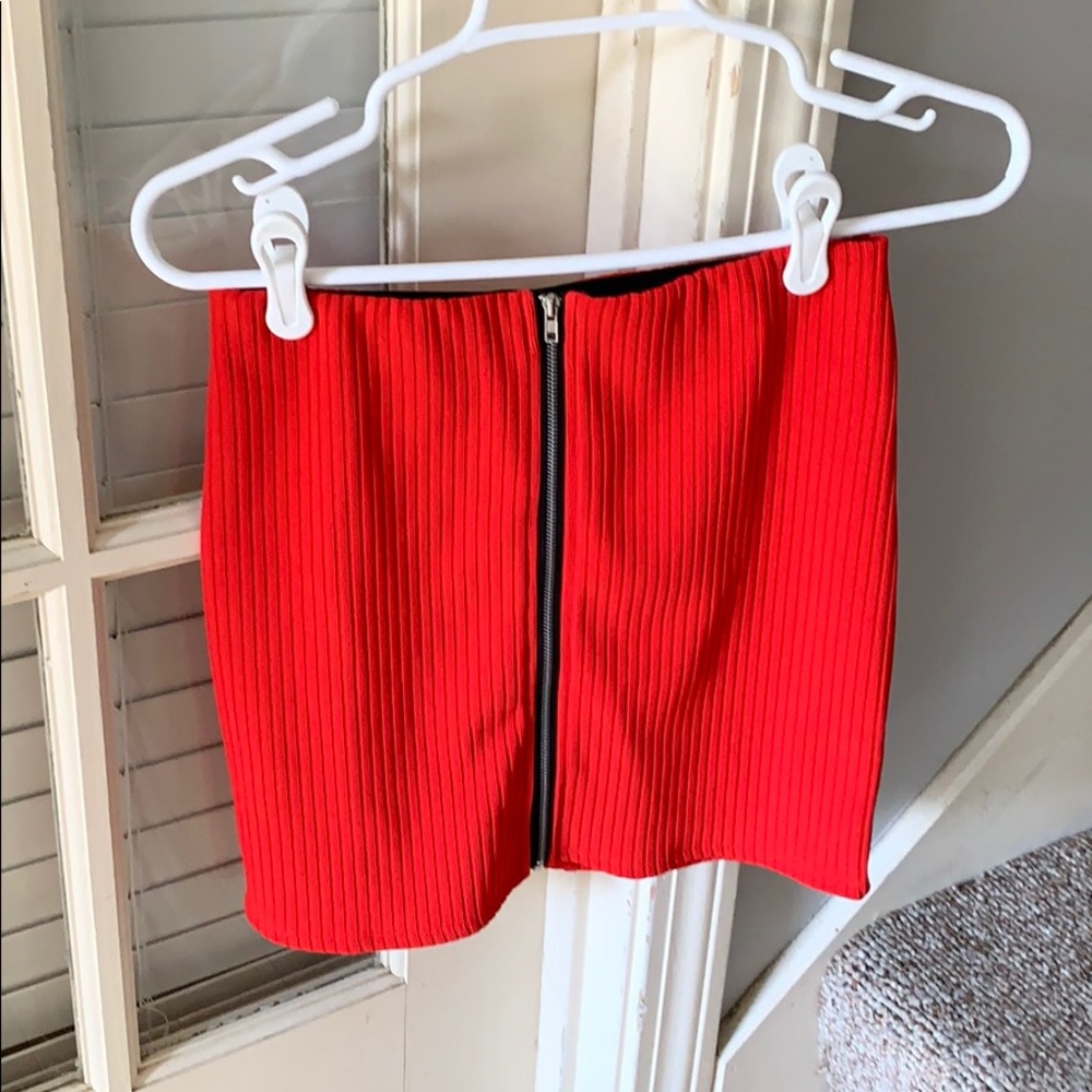 Forever 21 Red Mini Skirt